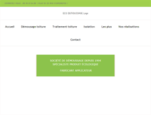 Tablet Screenshot of eco-demoussage.com